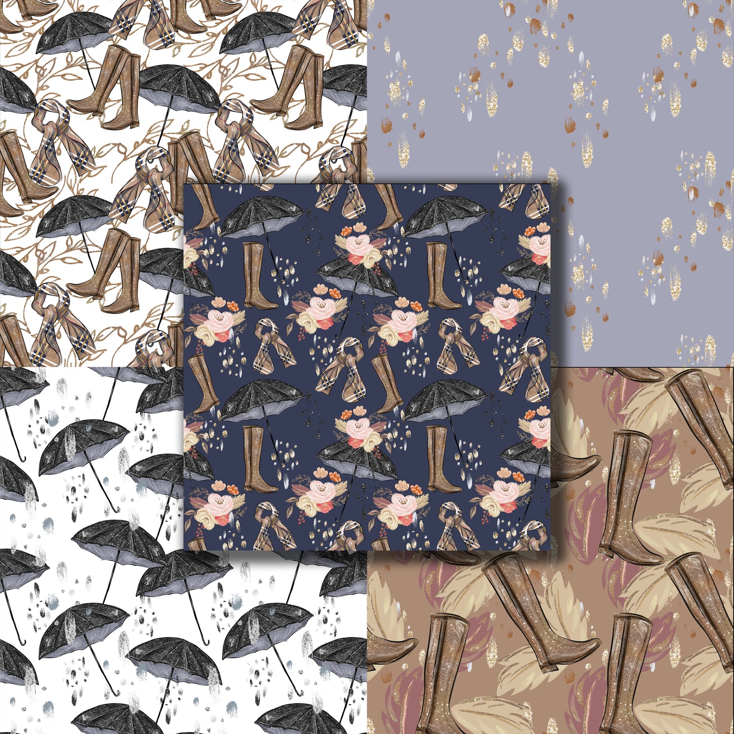 Rainy Fall Days - Paper Pack - 8572