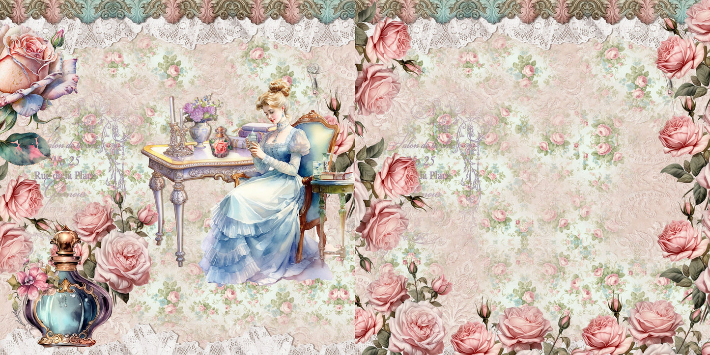 Vintage Perfume Desk NPM - 6871