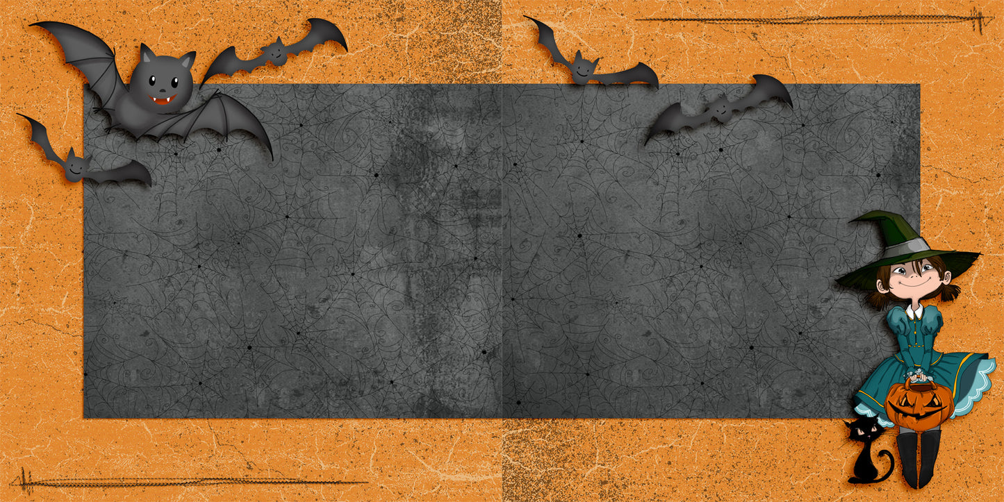The Boo Crew NPM - Halloween - Set of 5 Double Page Layouts - 1793