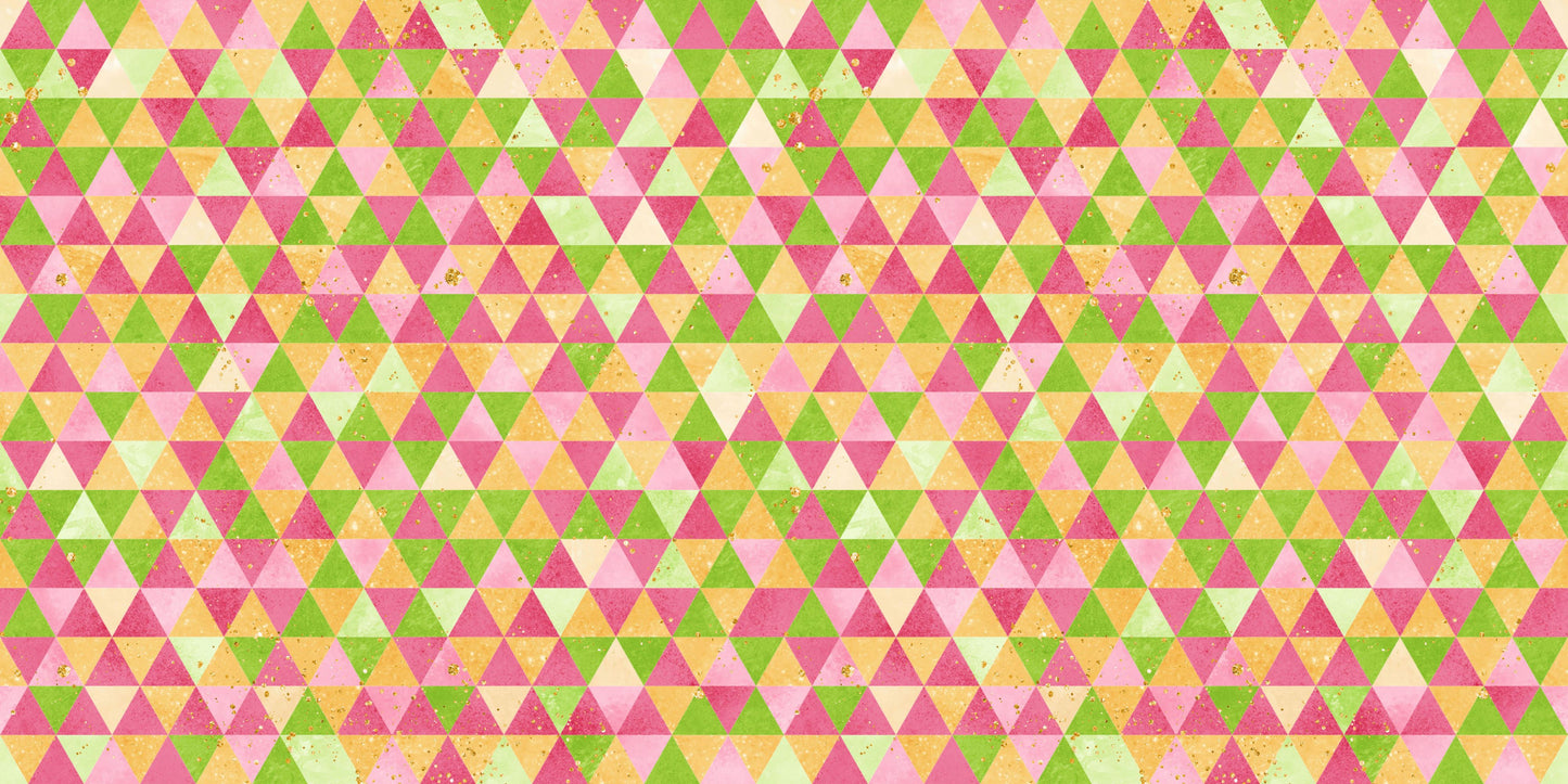 Pinky Lime Triangles NPM - 23-165
