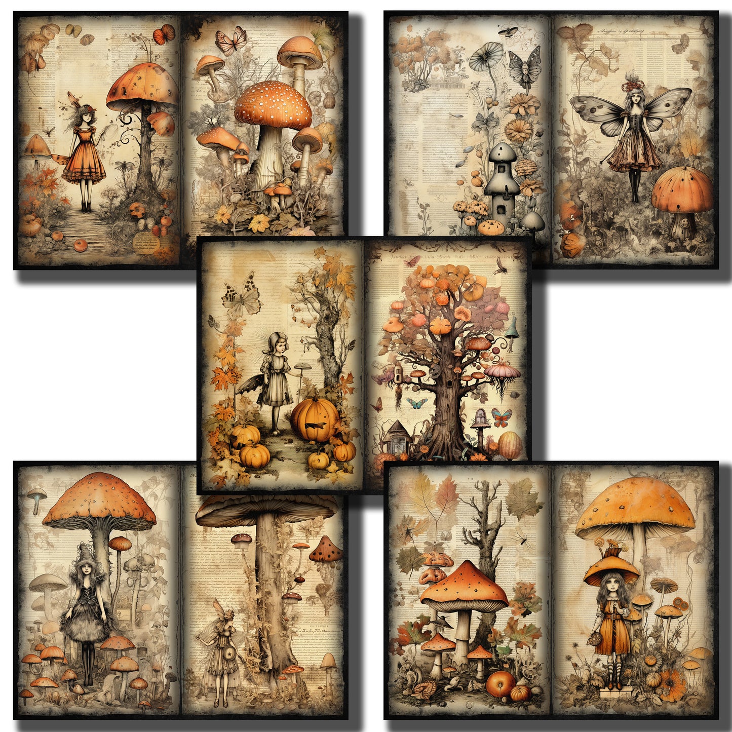 Fall Fantasy Journal Pages - 23-7298