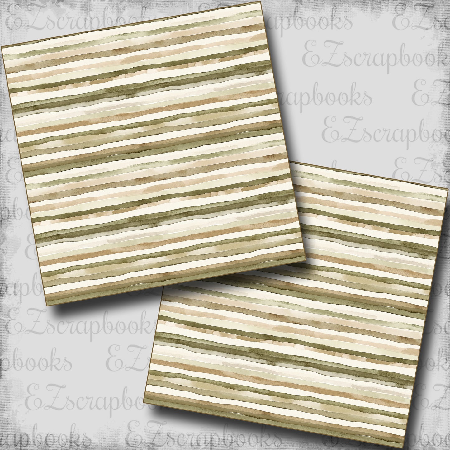 Jungle Stripes - Scrapbook Papers - 25-491