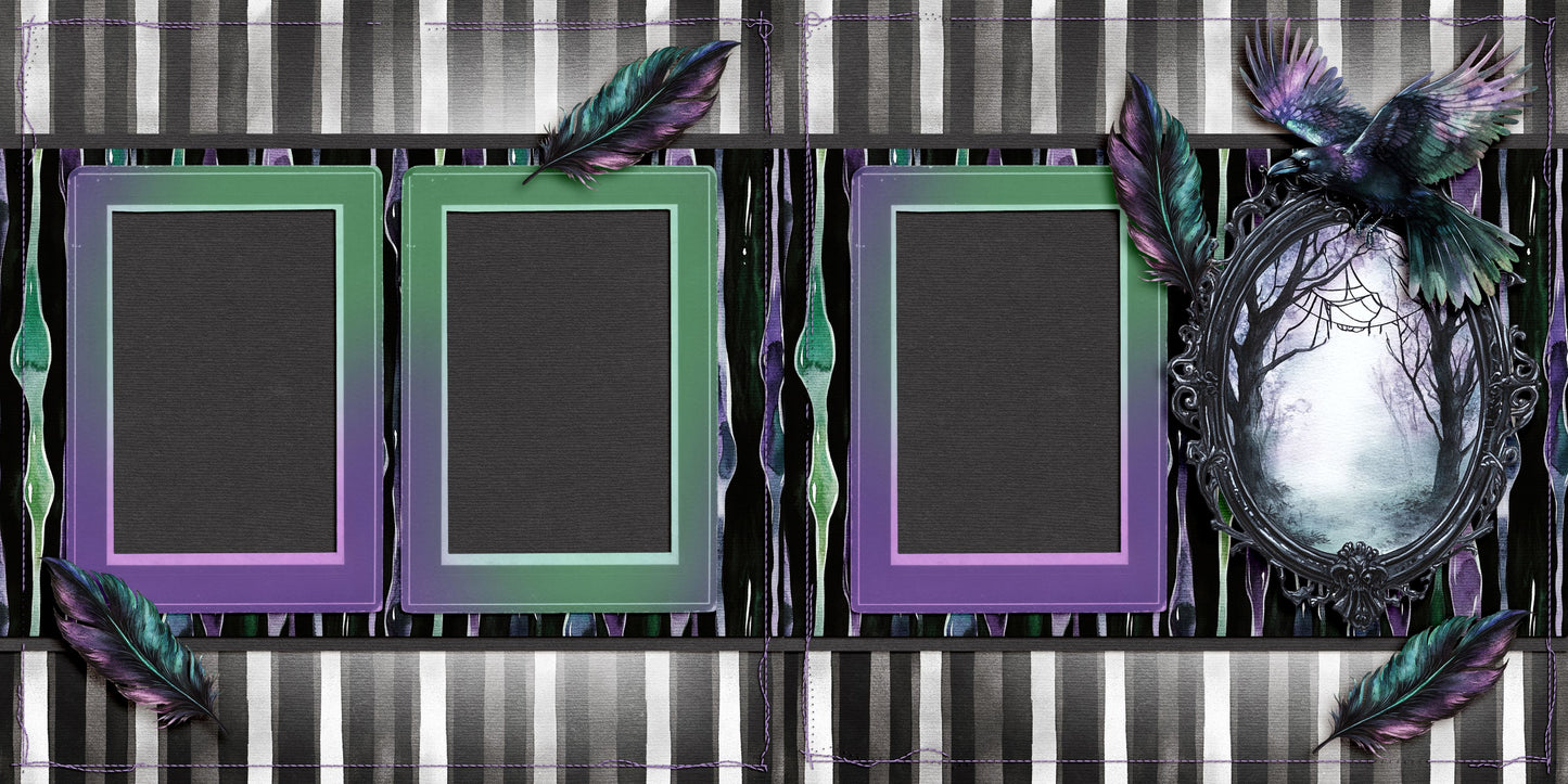 Twilight Mirror - Scrapbook Layout - 25-832