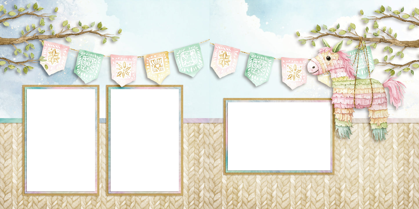 Pinata - EZ Digital Scrapbook Pages - INSTANT DOWNLOAD