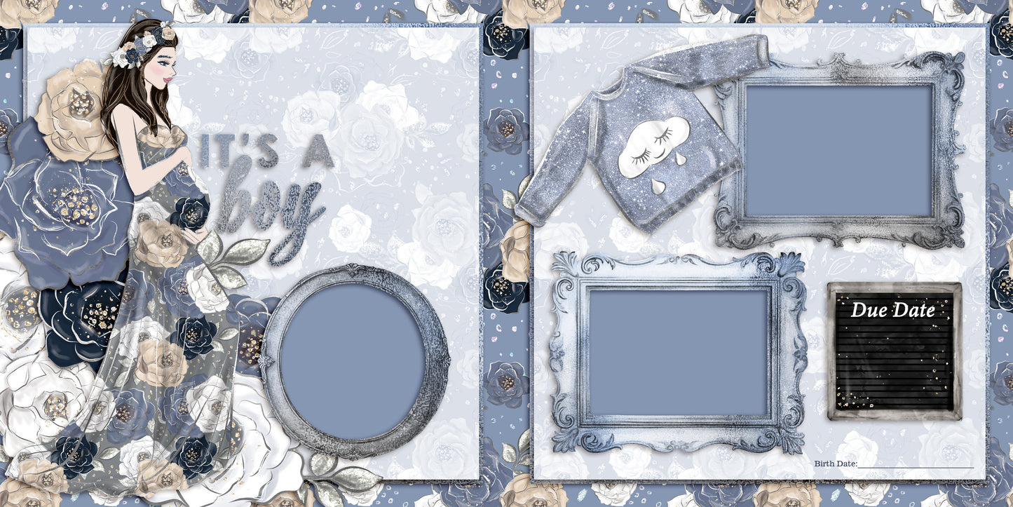 Mama to Be Boy - Brunette - 23-834