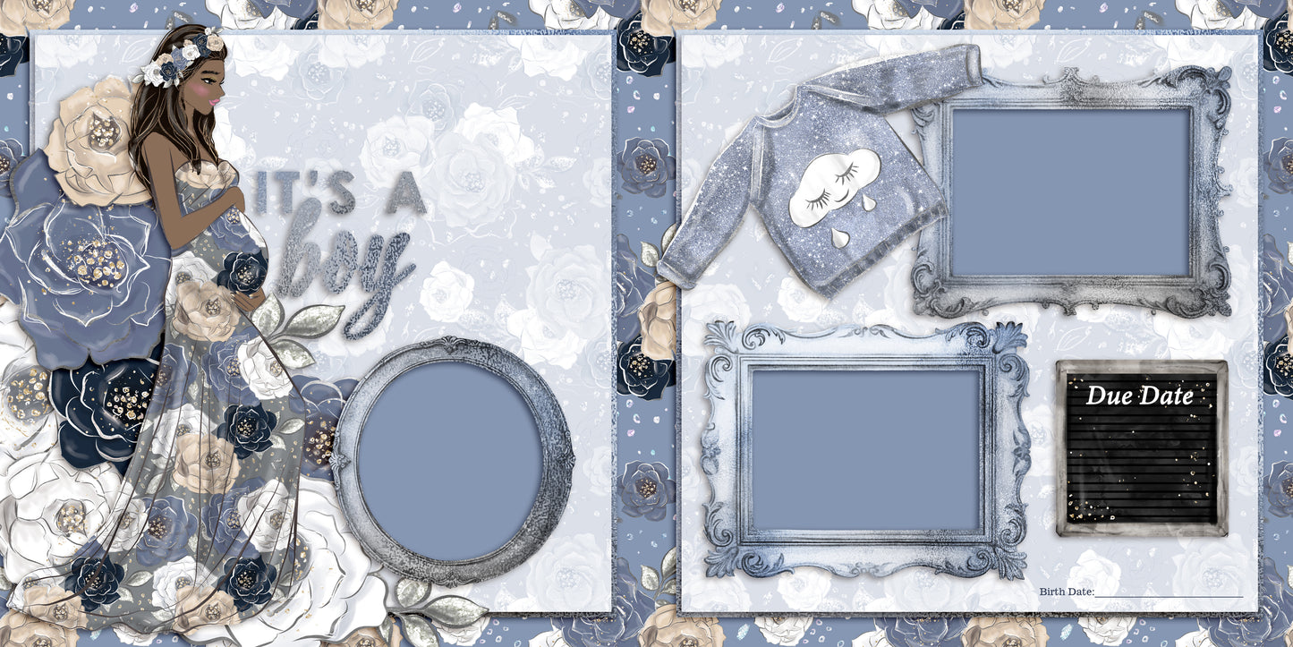 Mama to Be Boy - African American - 23-836