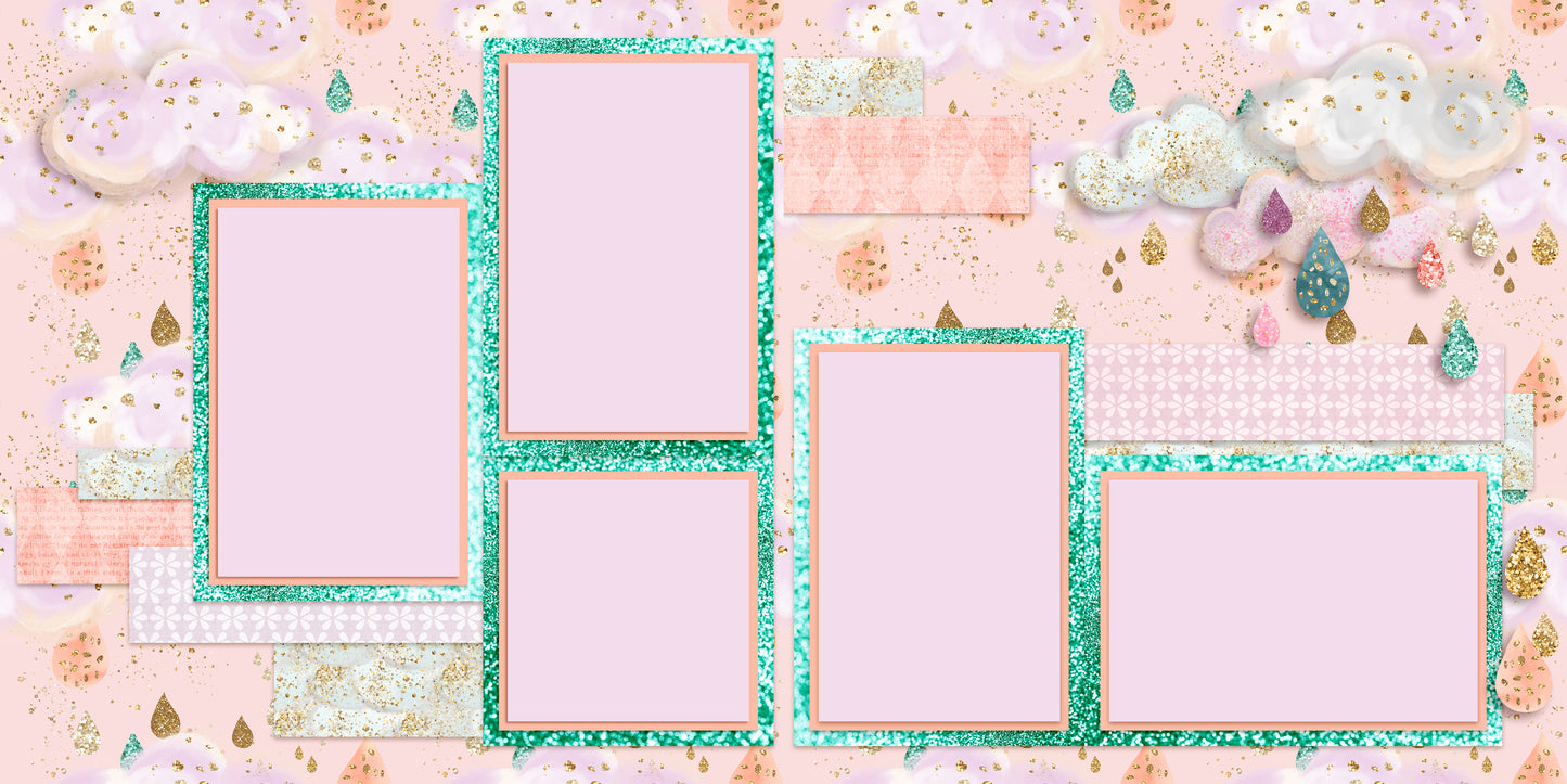 Sweet Dreams Peach Clouds - 23-368