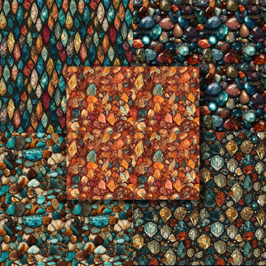 Precious Stones 12X12 Paper Pack - 8790
