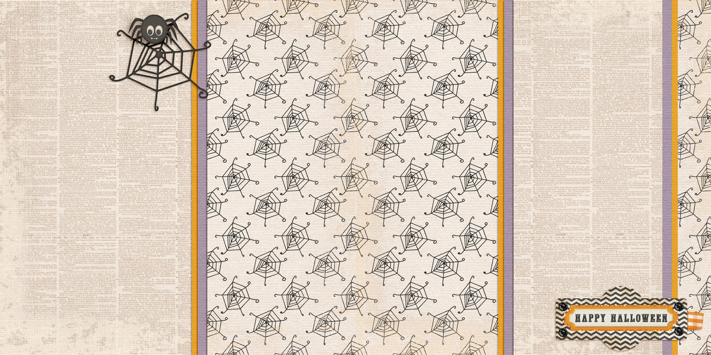 Halloween Happenings NPM - Set of 5 Double Page Layouts - 1627