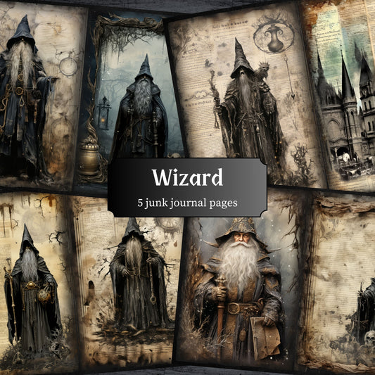 Wizard Journal Pages - 23-7263