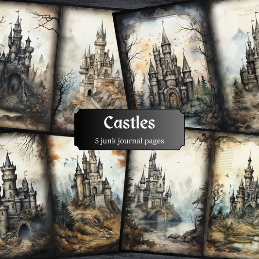 Gothic Castles Journal Pages - 23-7283