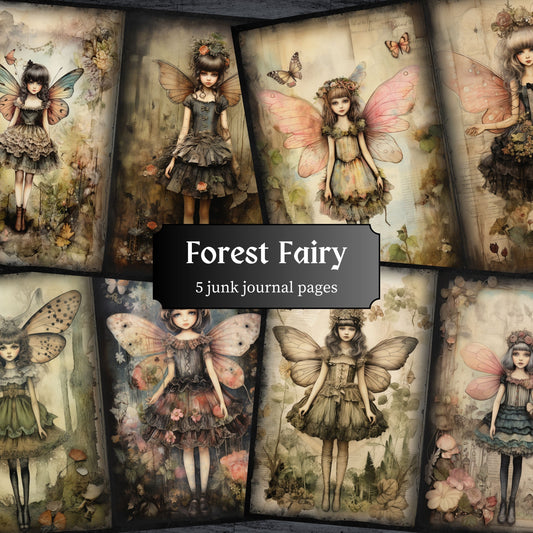 Forest Fairy Journal Pages - 23-7340