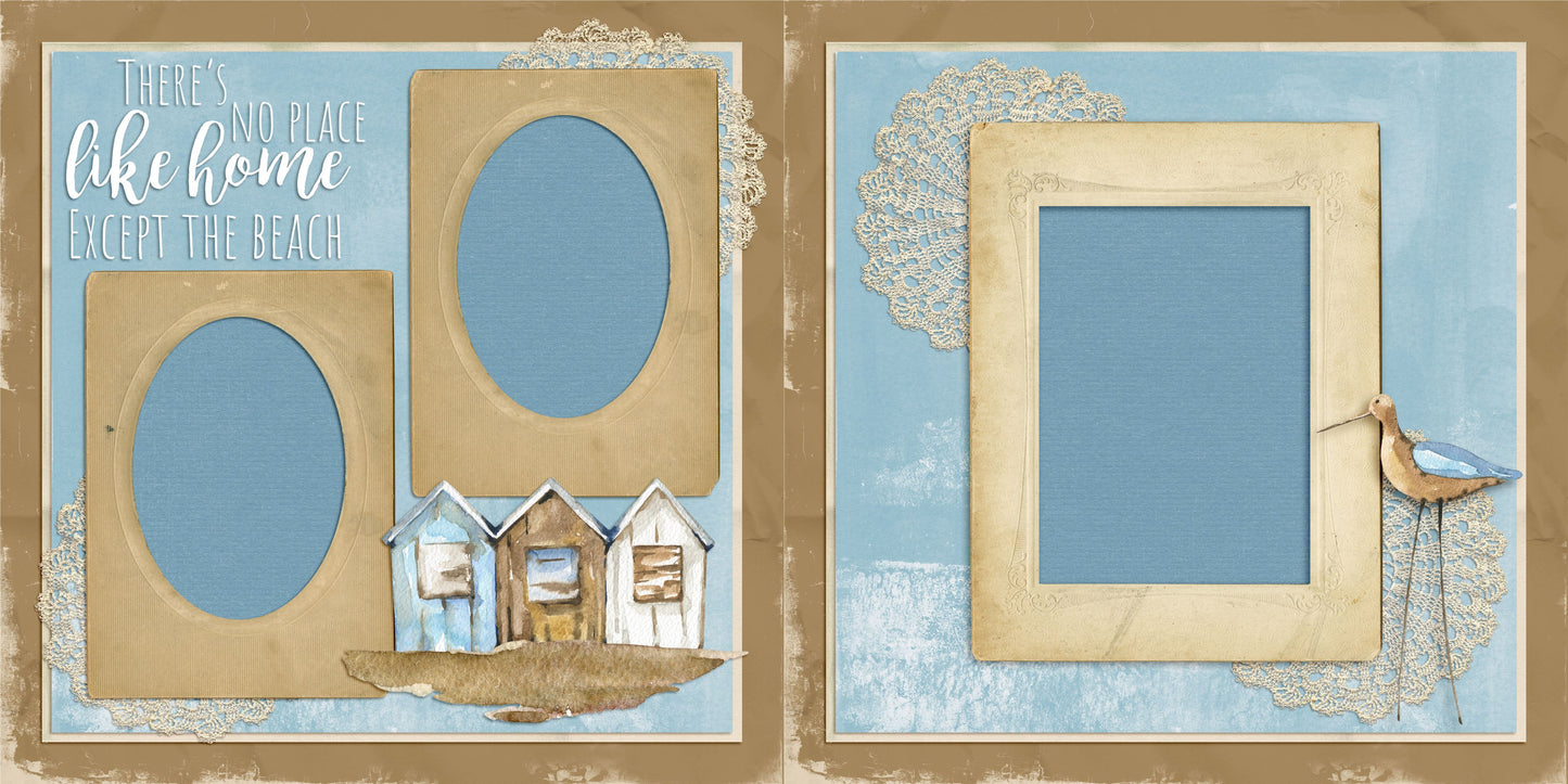 Home Beach - Scrapbook Layout - 25-652