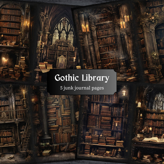 Gothic Library Journal Pages - 23-7260