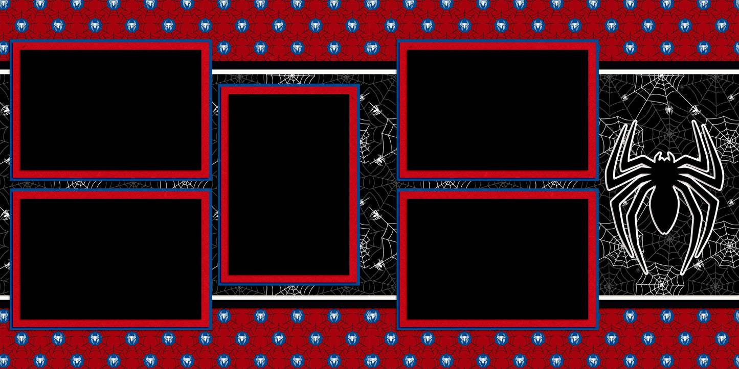 The Spider - Scrapbook Layout - 25-470