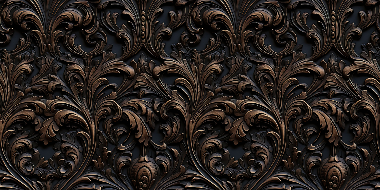 Carved Wood Darkest - Papers - 23-235