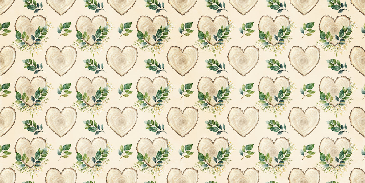 Rustic Wedding Hearts - Papers - 23-314