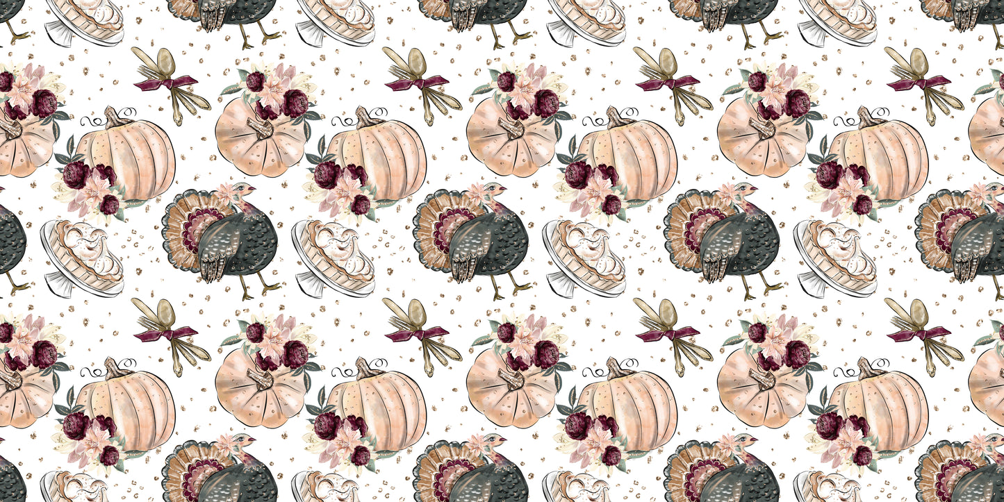 Thanksgiving Glam Turkey & Pie - Papers - 23-463