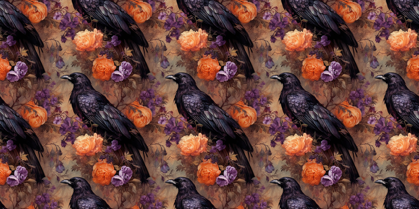 Rococo Halloween Raven - Papers - 23-591