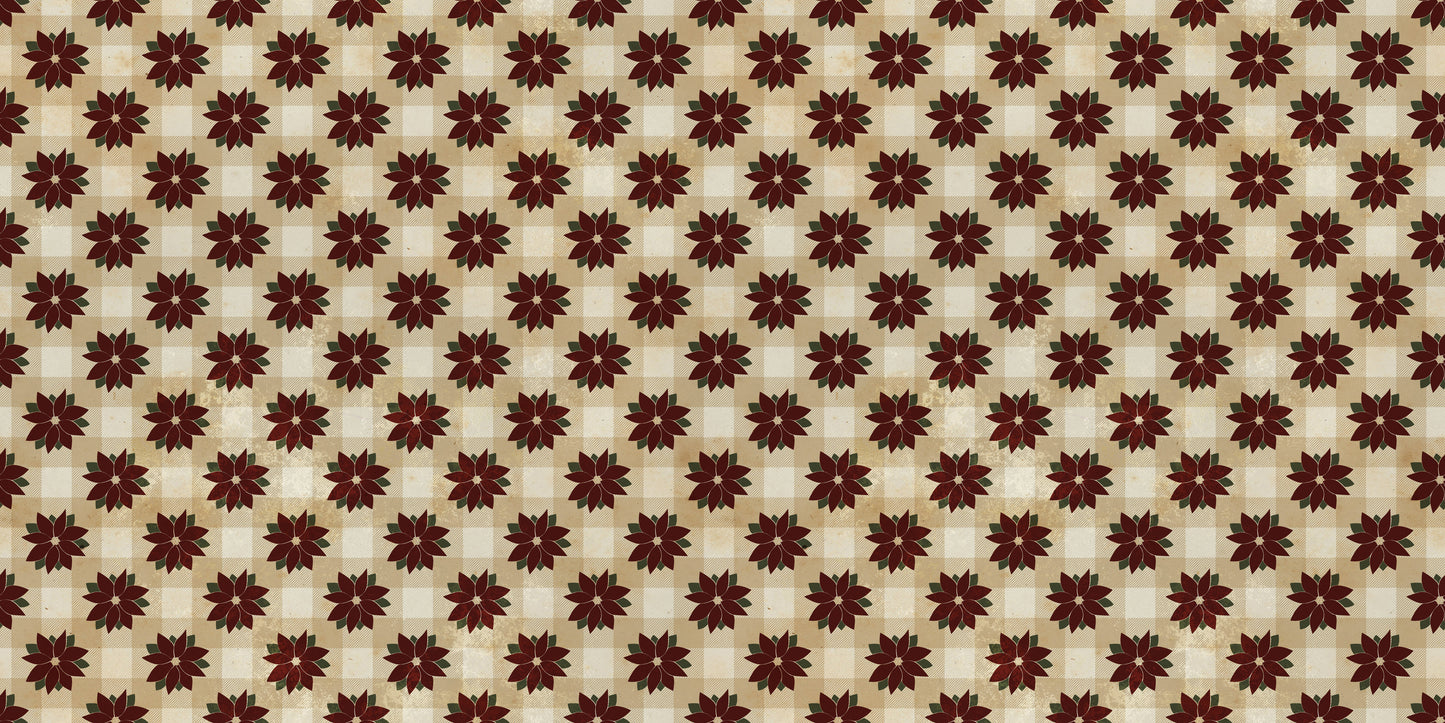 Country Christmas Flowers - Papers - 23-742