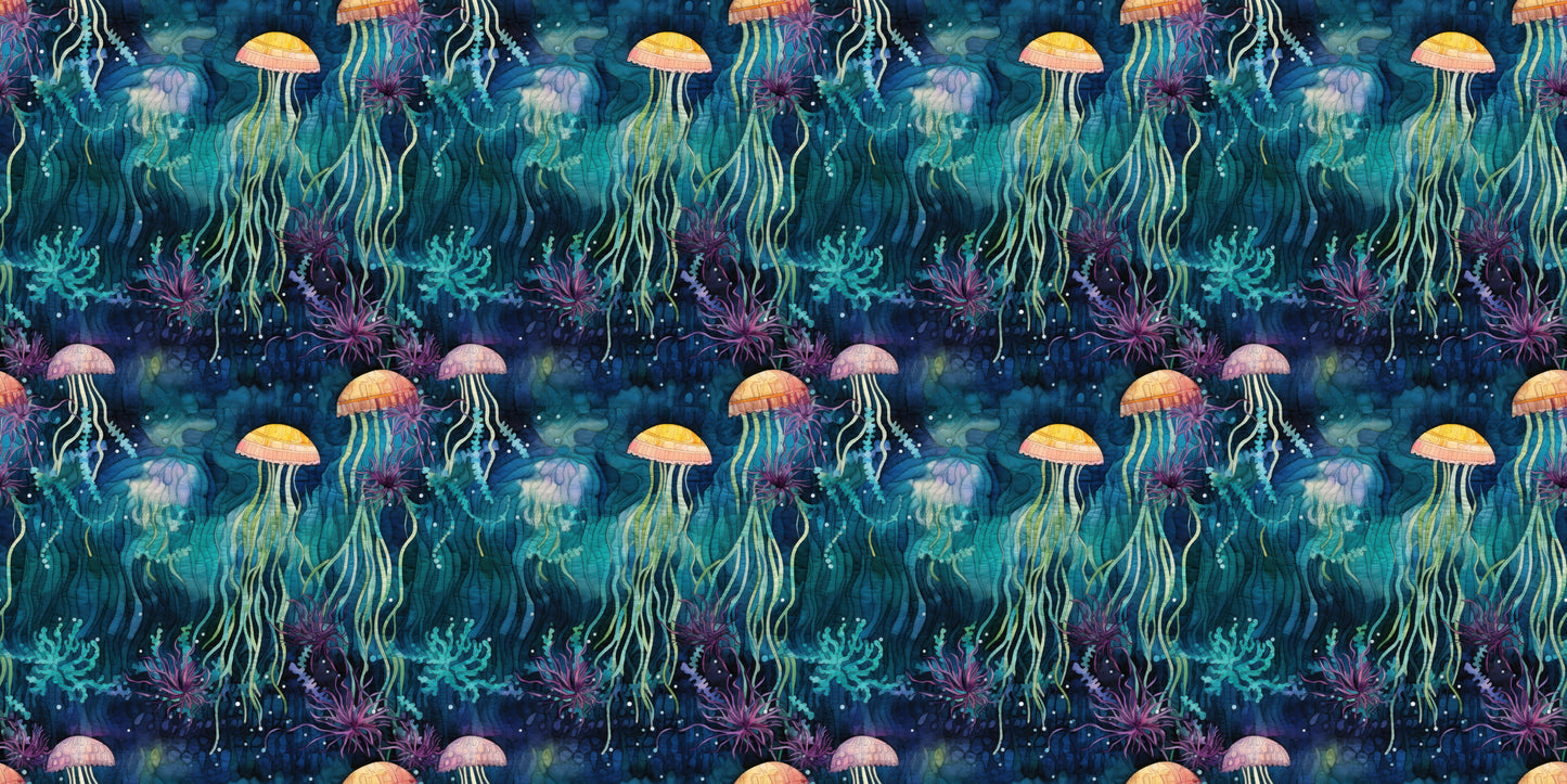 Ocean Quilt Jellyfish - Scrapbook Papers - 23-772