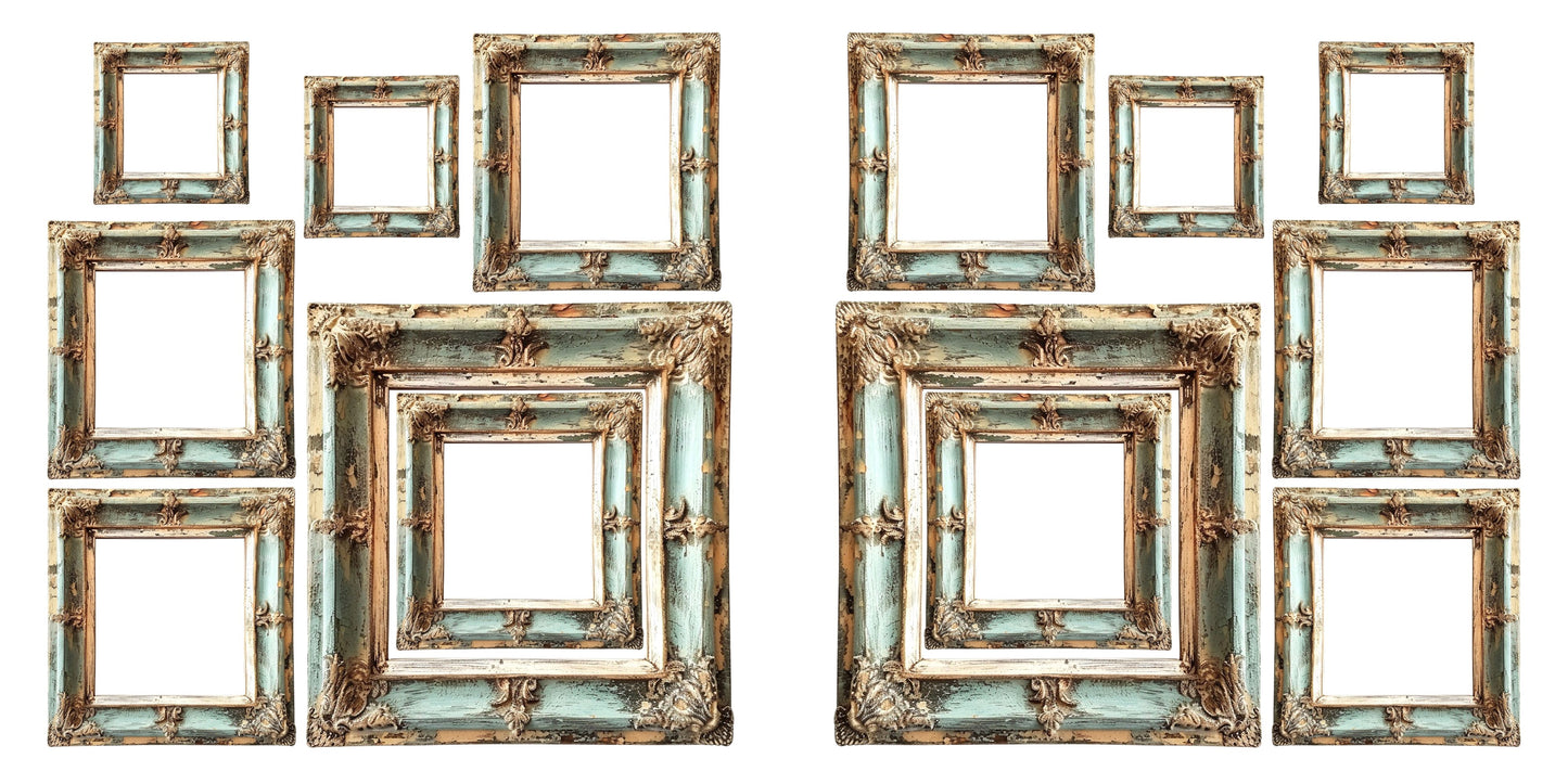 Vintage Green Frames - Clip Art Sheets CAS - 25-768