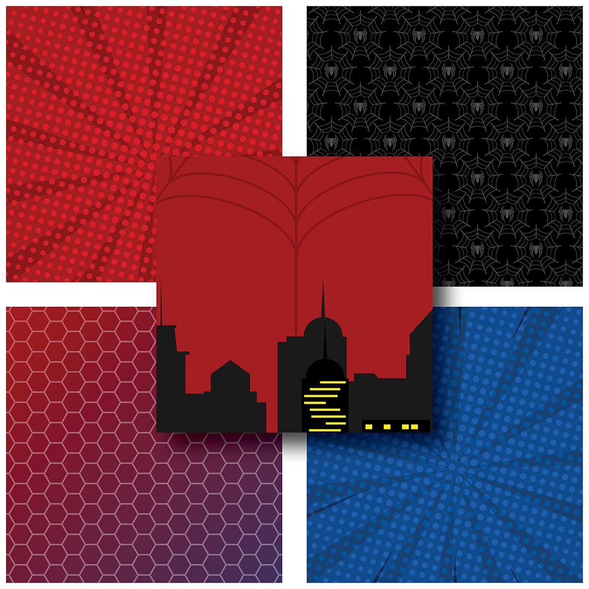 Spider Dude - 6X6 Paper Pack - 25-8129-6