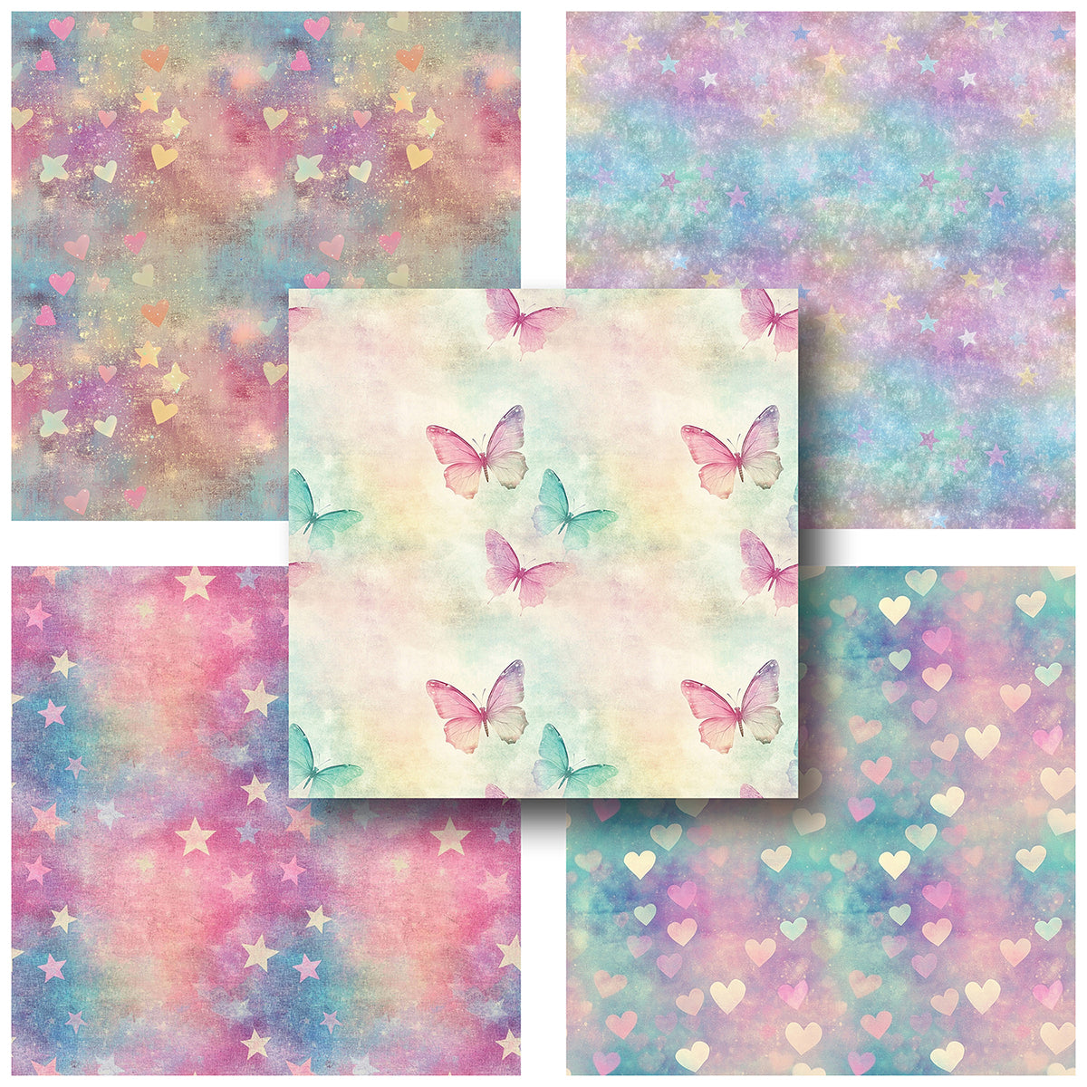 Unicorn Bokeh - 12X12 Scrapbook Paper Pack - 25-8140