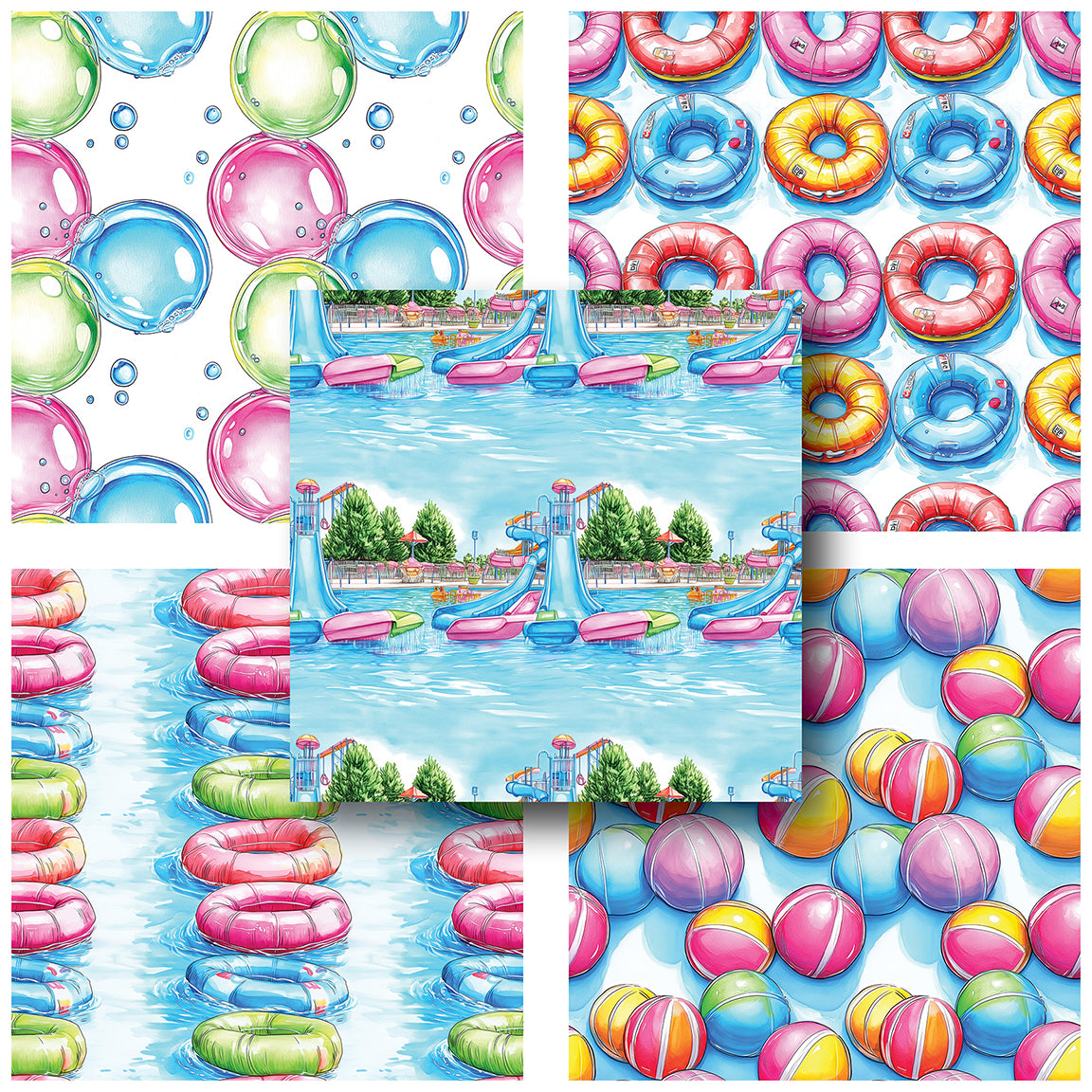 Waterpark - 6X6 Paper Pack - 25-8157-6