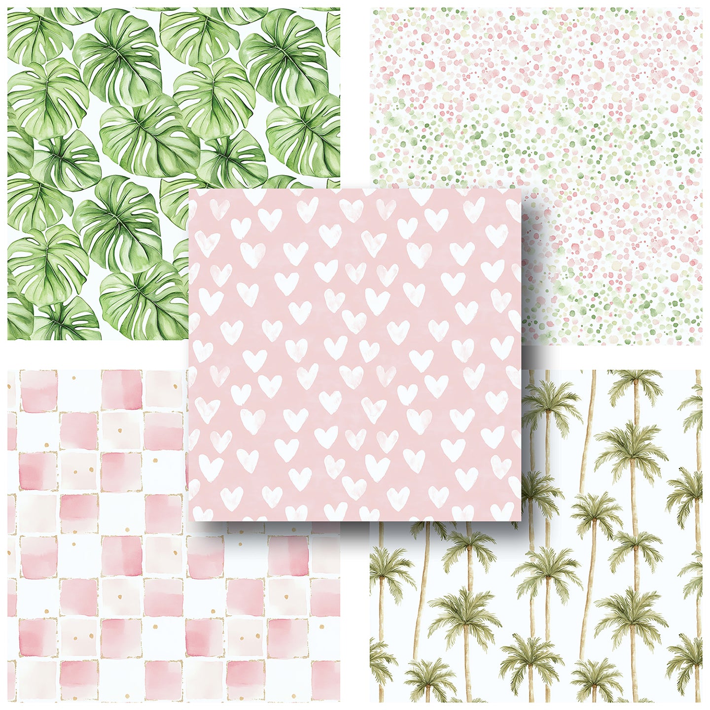 Palm Club - 12X12 Scrapbook Paper Pack - 25-8173