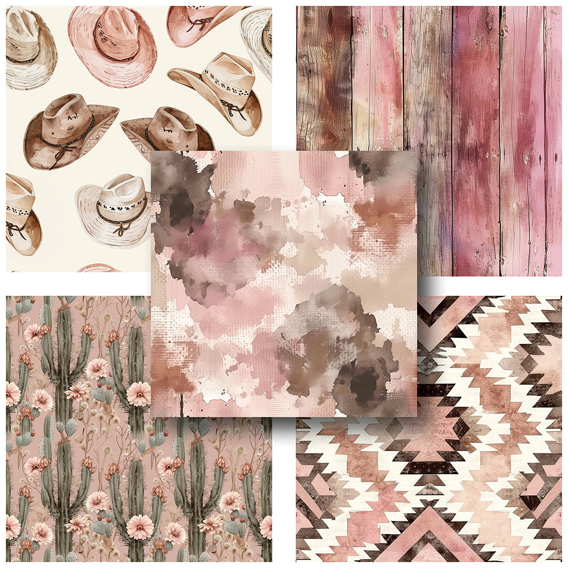 Western Spring - 12X12 Scrapbook Paper Pack - 25-8193