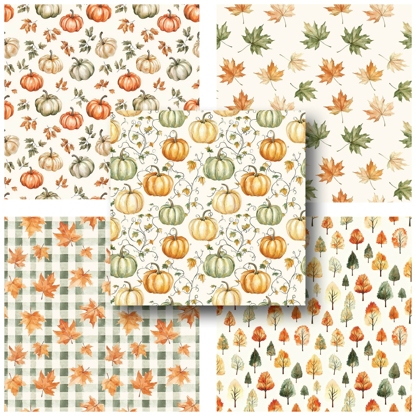 Rustic Autumn - 12X12 Fall Scrapbook Paper Pack - 25-8225