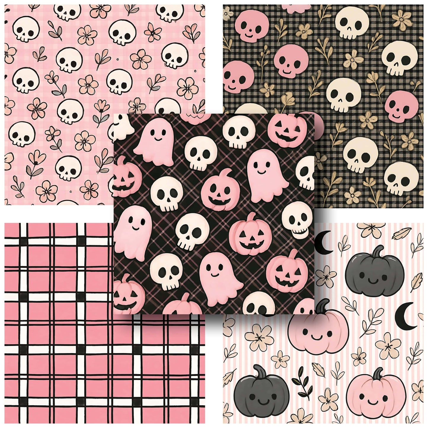 Precious Pink - 12X12 Halloween Scrapbook Paper Pack - 25-8263