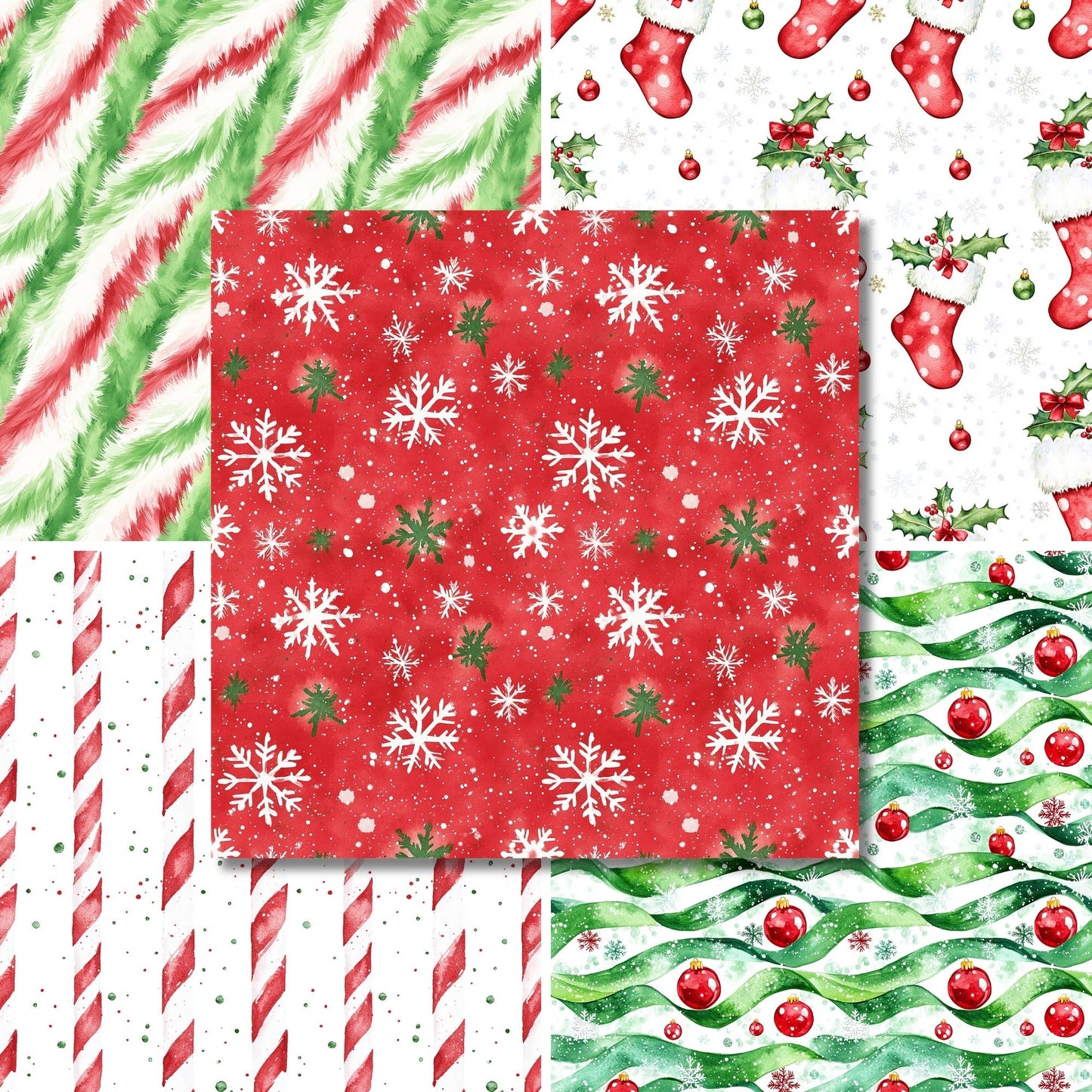 Whimsy Christmas - 12X12 Scrapbook Paper Pack - 25-8347