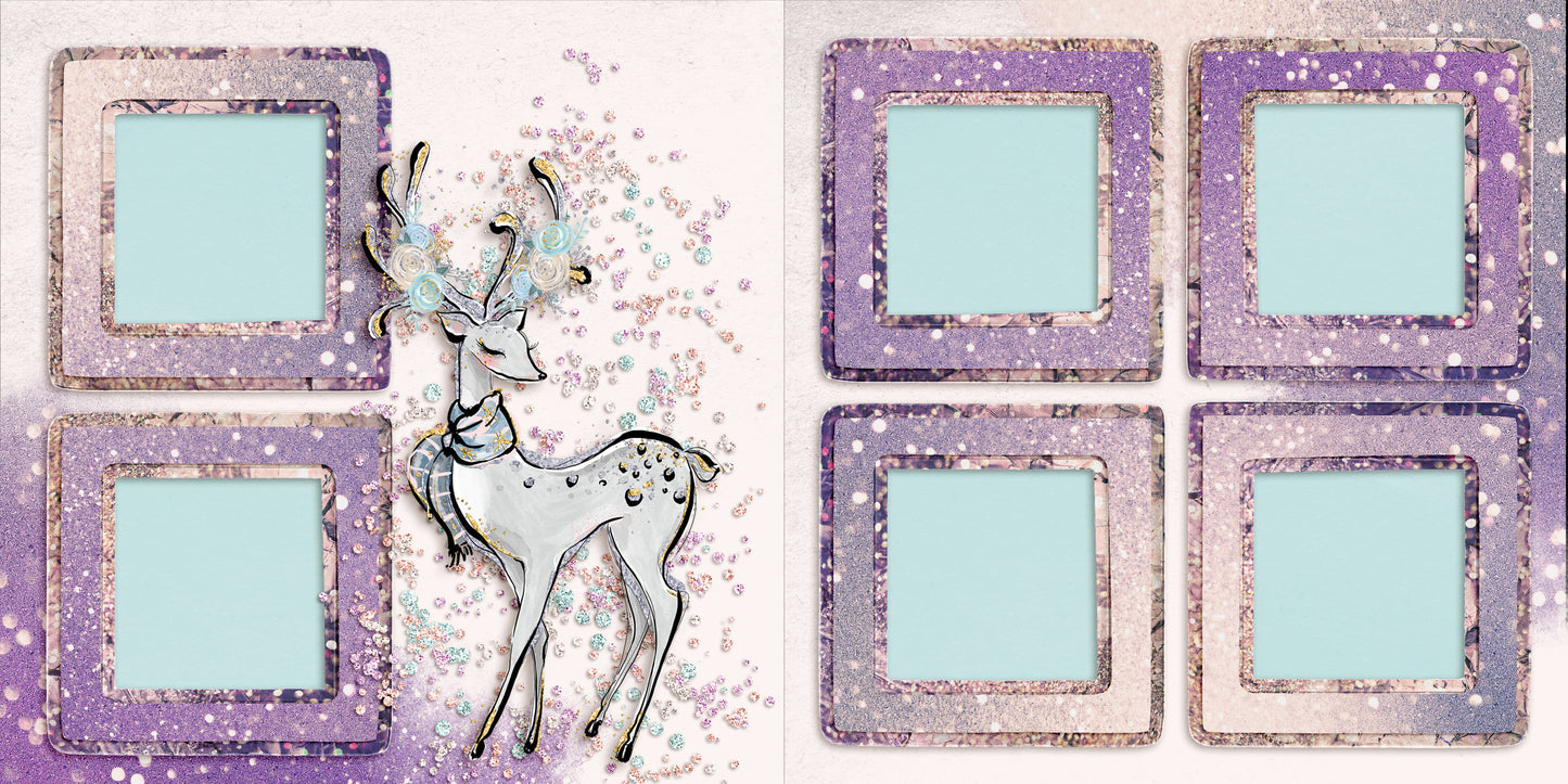 Winter Sparkle Deer - 23-886