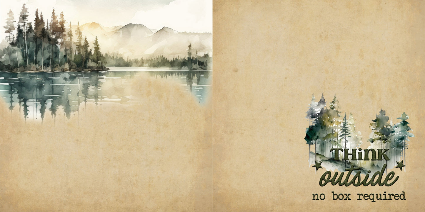 Think Outside NPM - Scrapbook Layout - 25-549