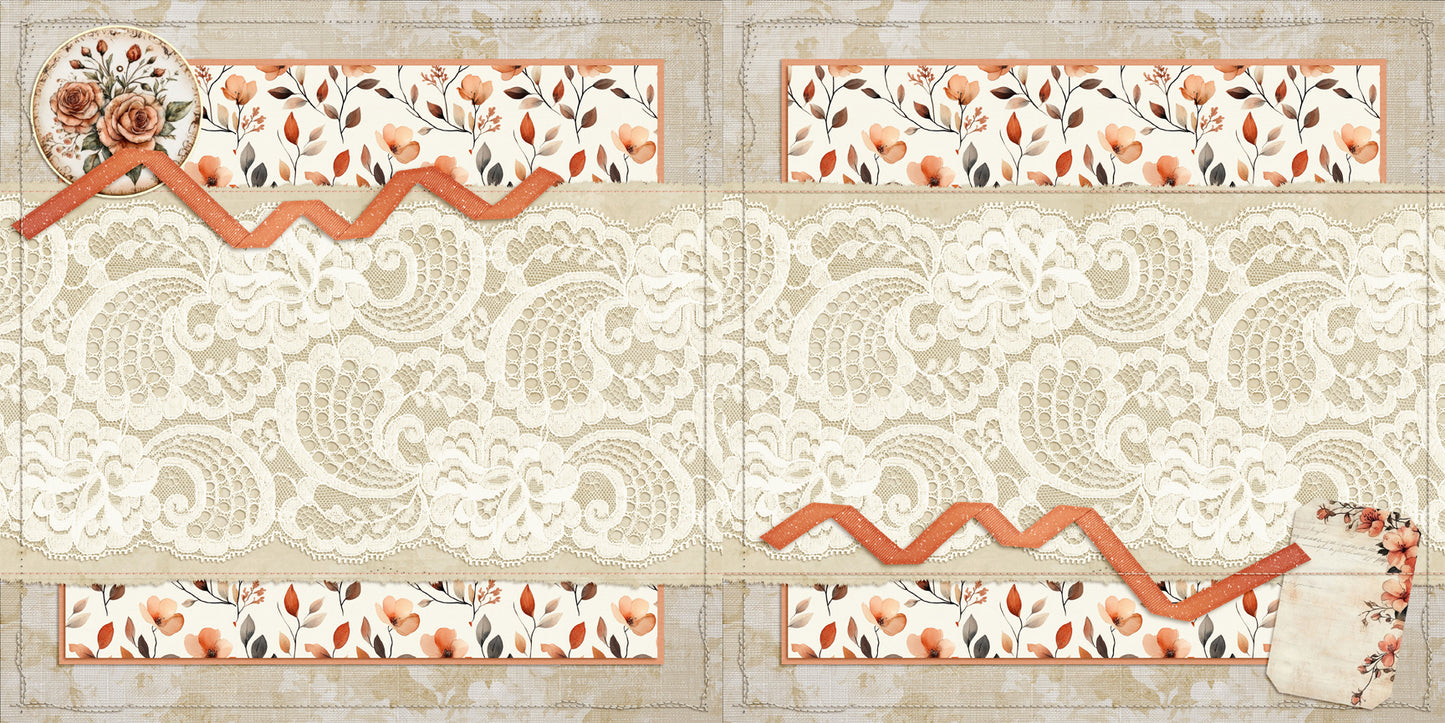 Amber Roses NPM - Scrapbook Layout - 25-531