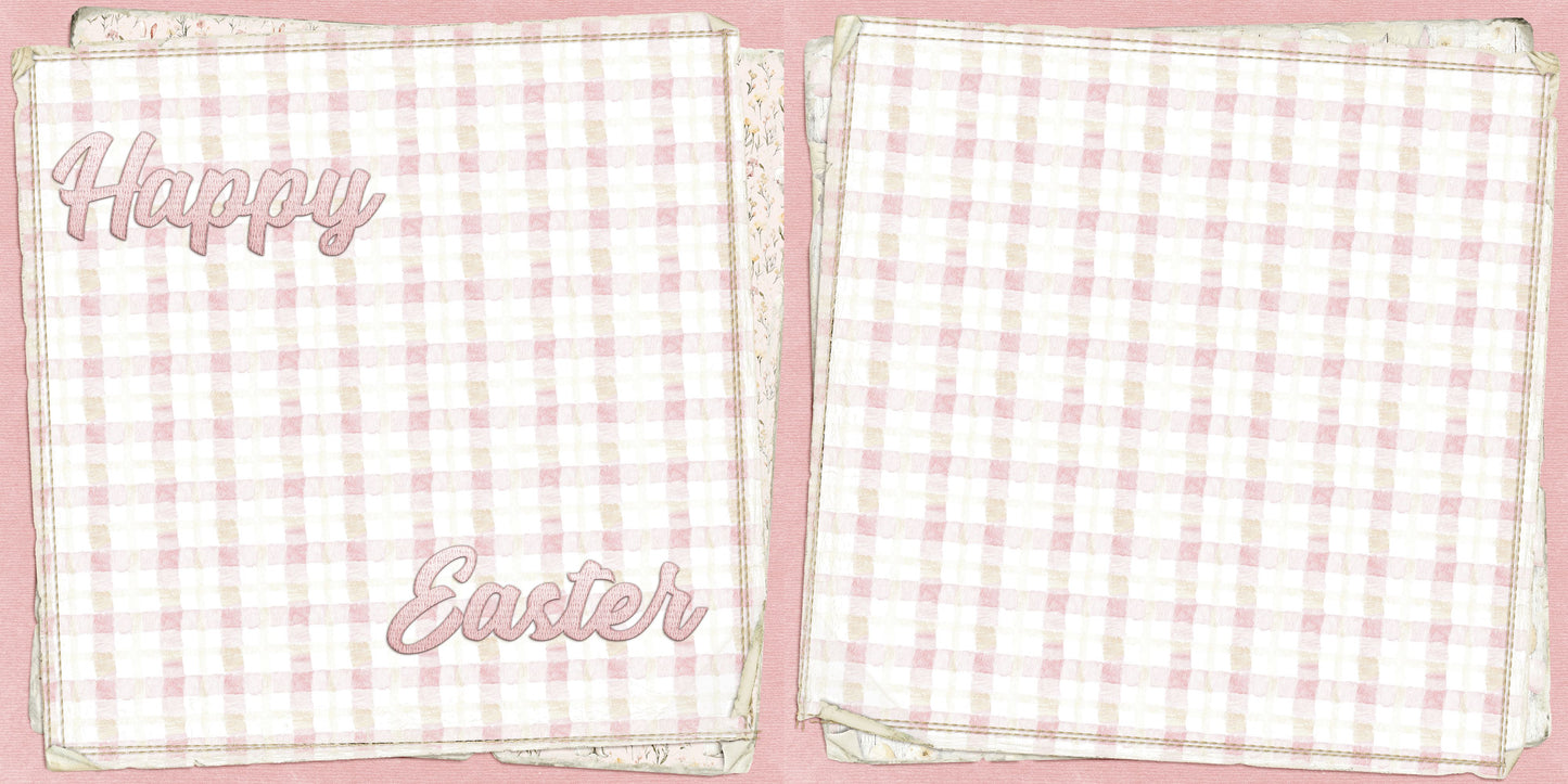 Sweet Easter NPM - Set of 5 Double Page Scrapbook Layouts - 25-1039