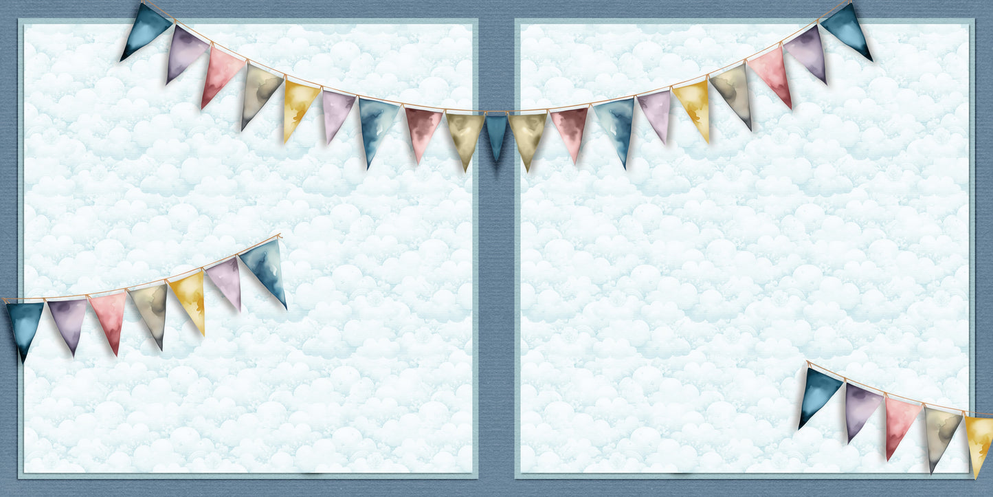 Birthday Banners NPM - Scrapbook Layout - 25-630