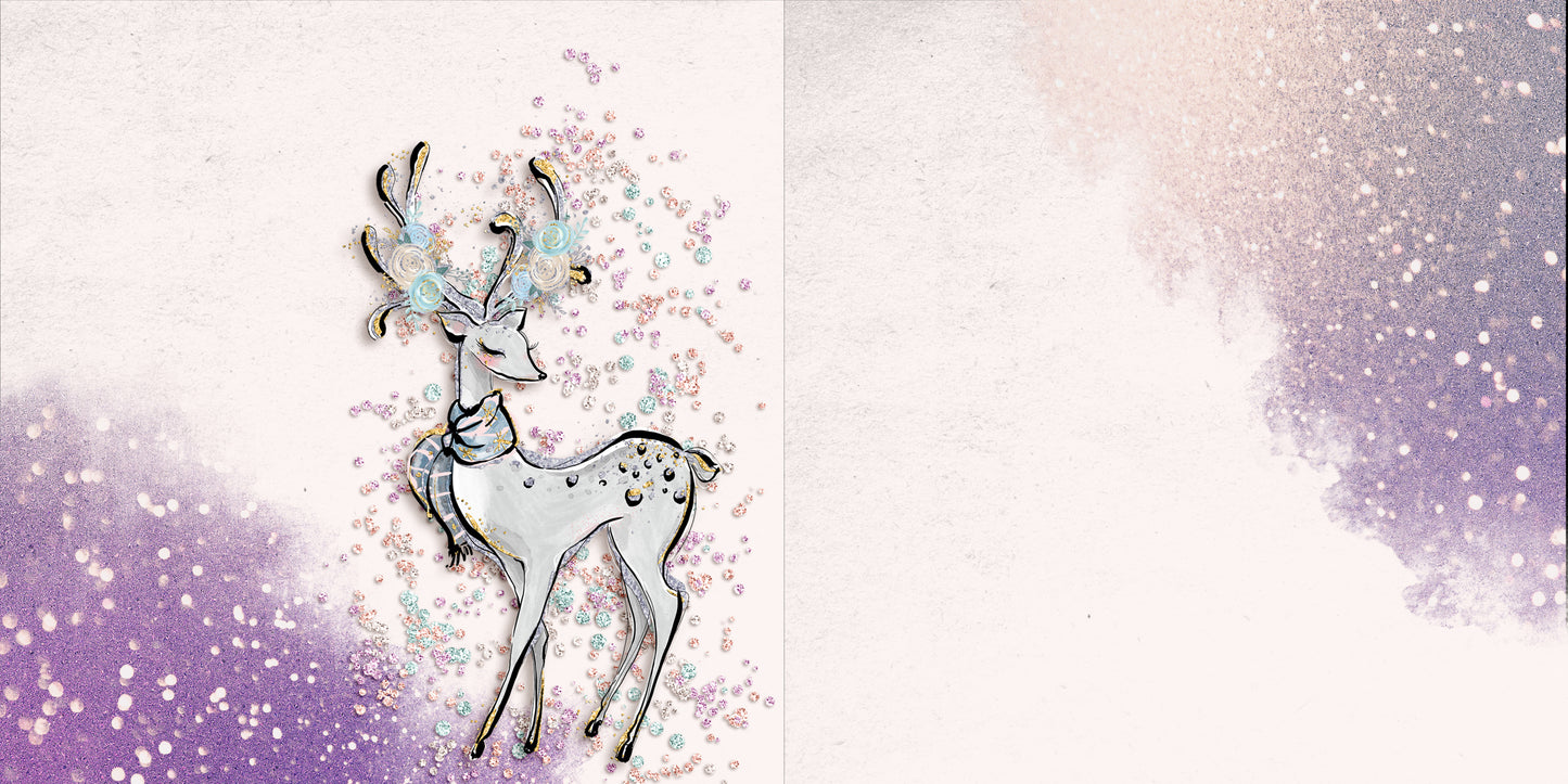 Winter Sparkle Deer NPM - 23-887