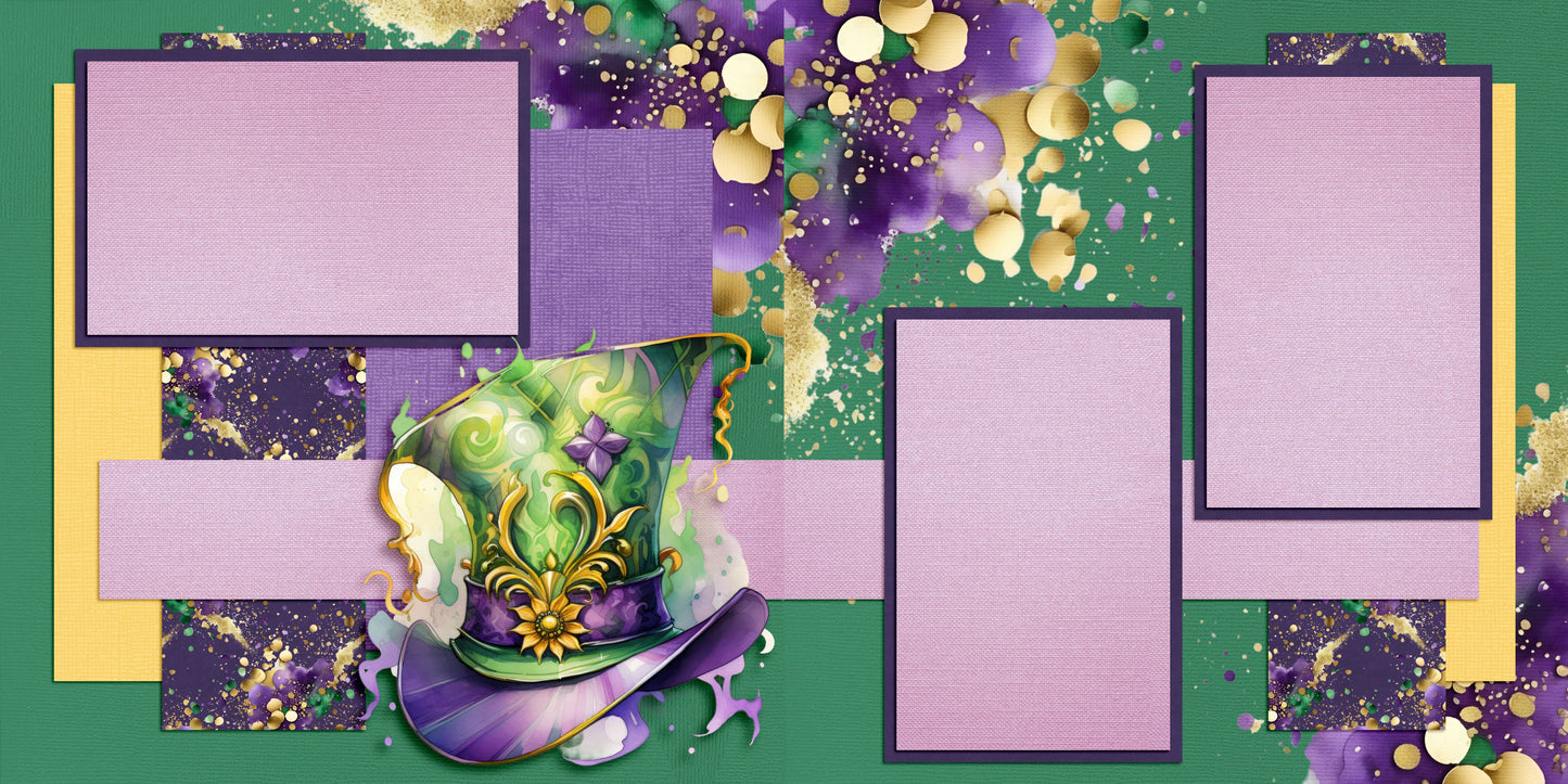 Mardi Gras Top Hat - 24-170