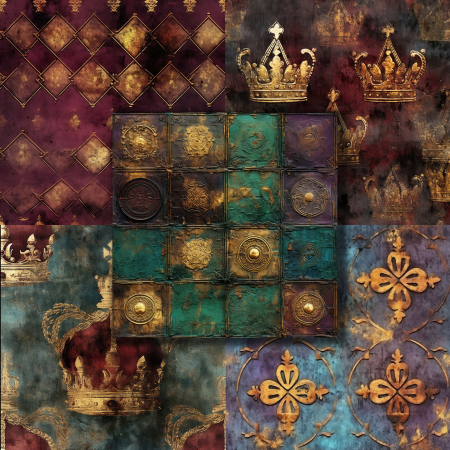 Vintage Royalty 1 12X12 Paper Pack - 8701