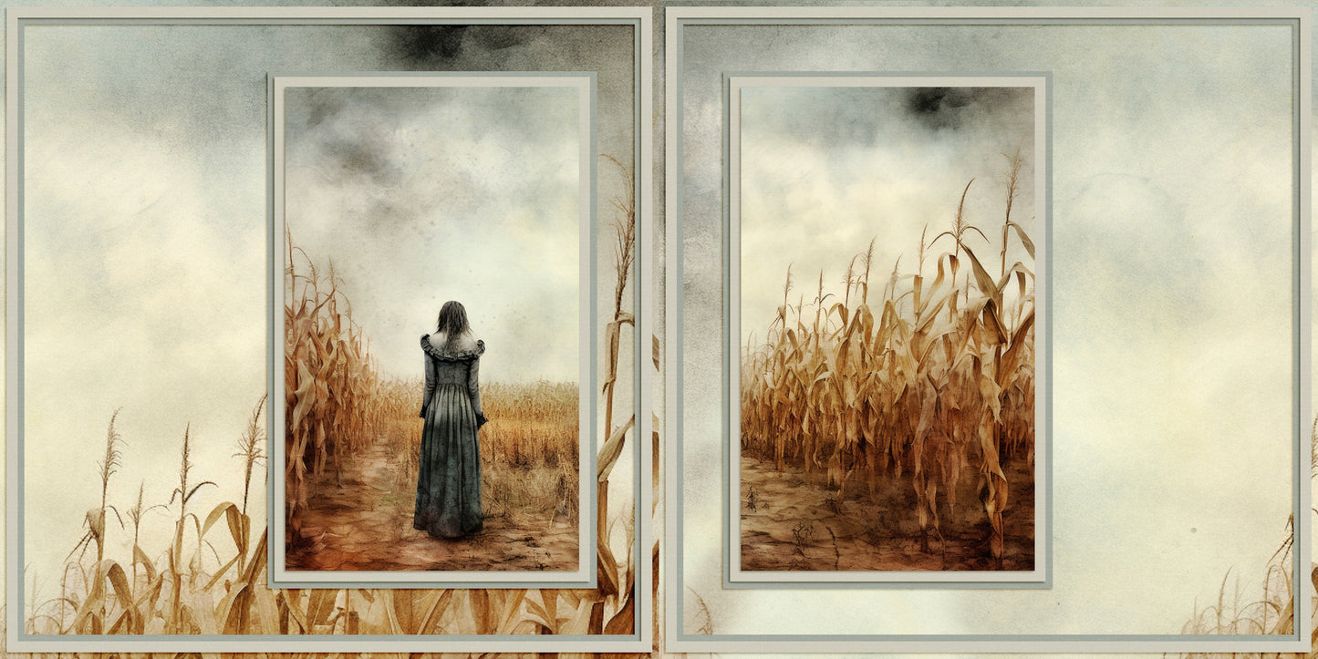 Creepy Farmhouse Cornfield NPM - 23-785