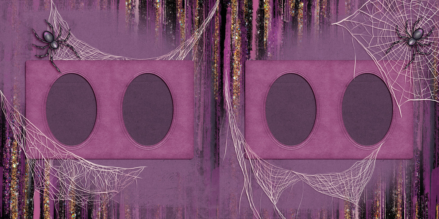 Haunted - Set of 5 Double Page Layouts - 1786