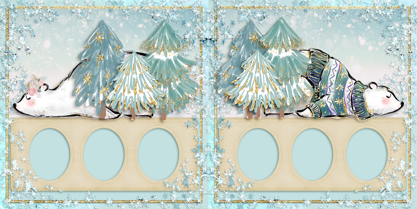 Winter Sparkle Bears - 23-888