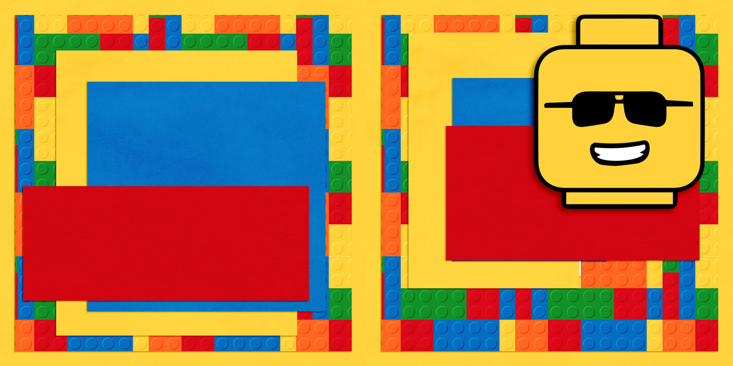 Block Head NPM - Scrapbook Layout - 25-447