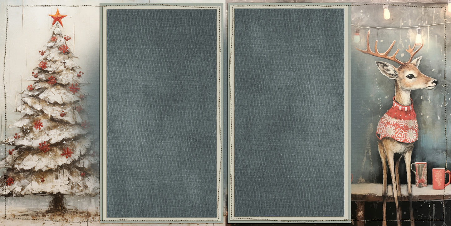 Precious Christmas Girl Deer NPM - 23-825