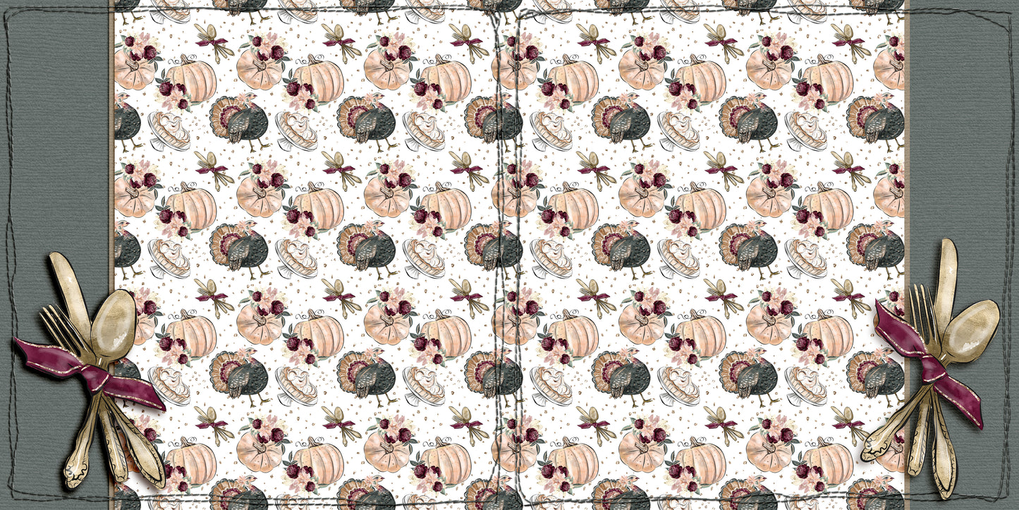 Thanksgiving Glam Flatware NPM - 23-451