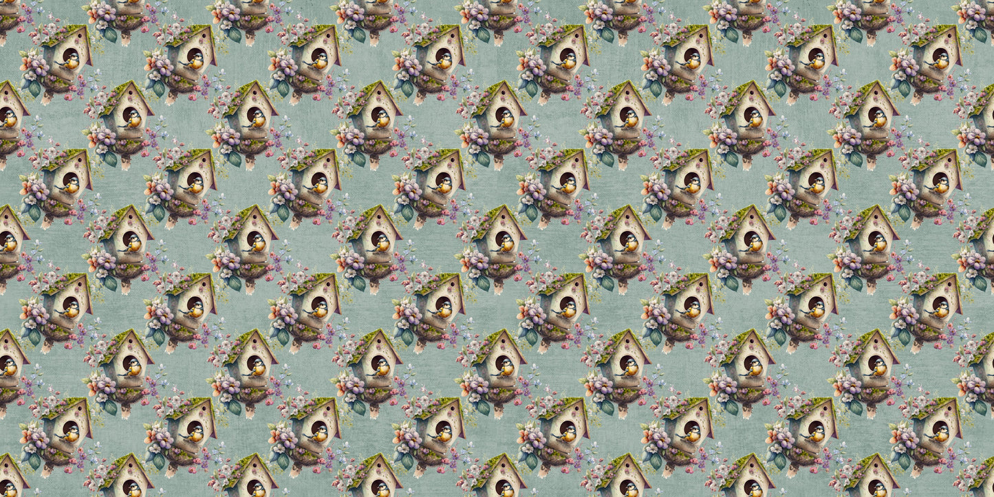 Cottage Garden Birdhouse - Papers - 23-168