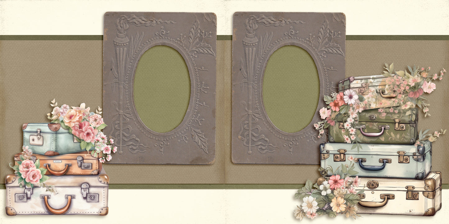 Girly Travel Luggage - 23-692